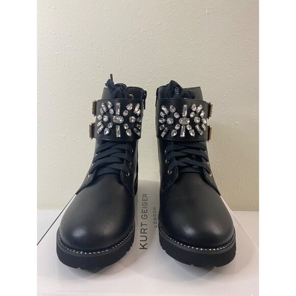 NWT Kurt Geiger London Stoop Boot - Little Girls / Big Girls - Black / Size 4M - Picture 5 of 16